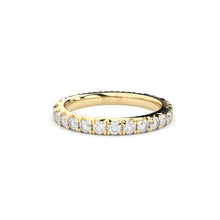 Fine eternity band with diamonds by Formes with Justina Jarute