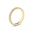 Fine eternity band with diamonds by Formes with Justina Jarute