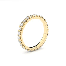 Fine eternity band with diamonds by Formes with Justina Jarute