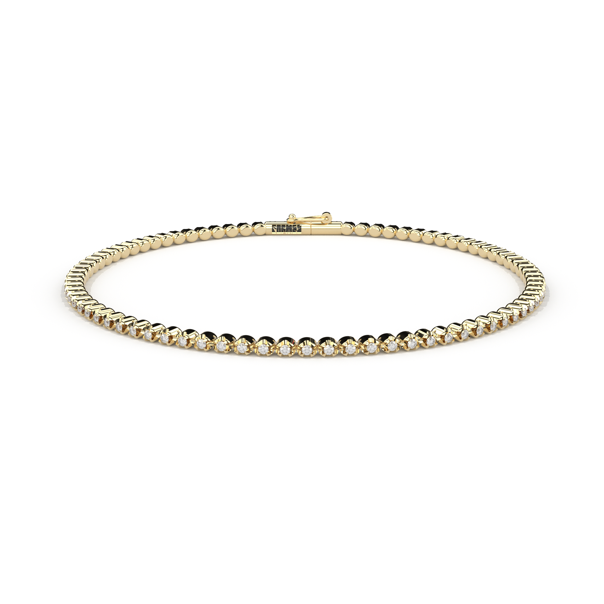slim lab grown diamond bracelet by Formes