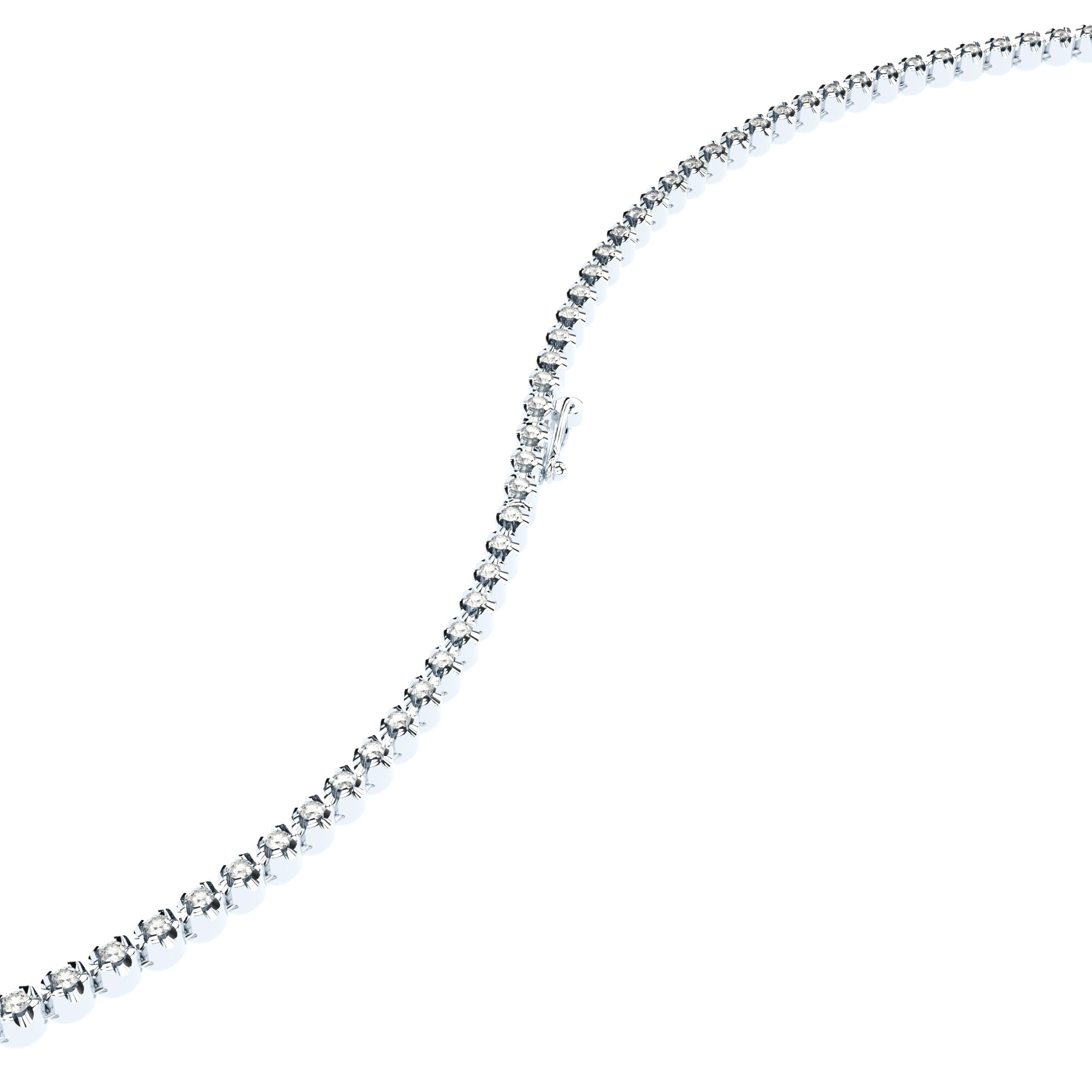 slim lab grown diamond necklace by Formes