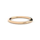 slim oval wedding ring Formes