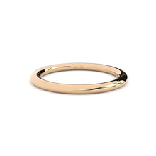 slim oval wedding ring Formes