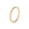 slim oval wedding ring Formes
