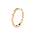 slim oval wedding ring Formes
