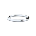 slim oval wedding ring Formes