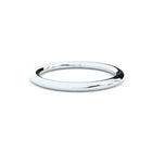 slim oval wedding ring Formes