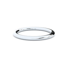 slim oval wedding ring Formes