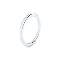 slim oval wedding ring Formes