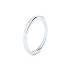 slim oval wedding ring Formes