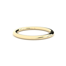 slim oval wedding ring Formes
