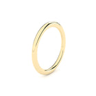 slim oval wedding ring Formes