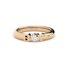 stackable boy ring with lab grown diamonds from Formes