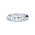 stackable girl ring with lab grown diamonds eternity band from Formes