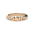 stackable girl ring with lab grown diamonds eternity band from Formes