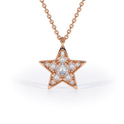 diamond star pendant inverted cosmos formes