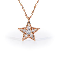 diamond star pendant inverted cosmos formes