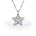 diamond star pendant inverted cosmos formes