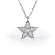 diamond star pendant inverted cosmos formes