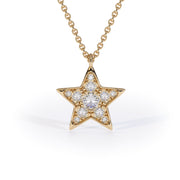 diamond star pendant inverted cosmos formes