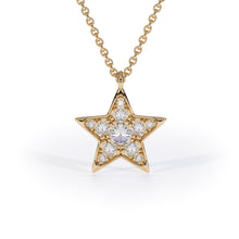 diamond star pendant inverted cosmos formes