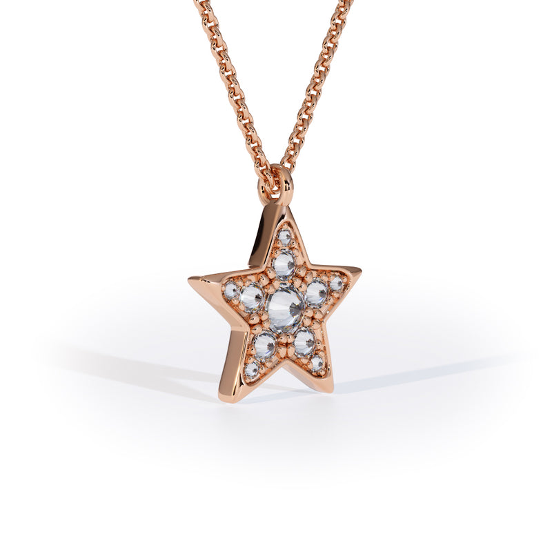 diamond star pendant inverted cosmos formes