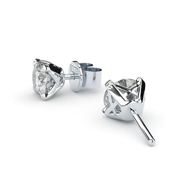 Luxury diamond stud earrings Clearance