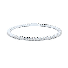 tennis bracelet bezel set lab grown diamonds by Formes