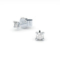 petite ear studs with diamonds by Formes