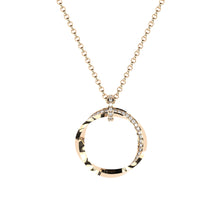 torsion pendant with lab grown diamonds Formes