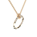 torsion pendant with lab grown diamonds Formes