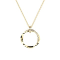 torsion pendant with lab grown diamonds Formes