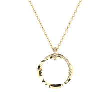 torsion pendant with lab grown diamonds Formes