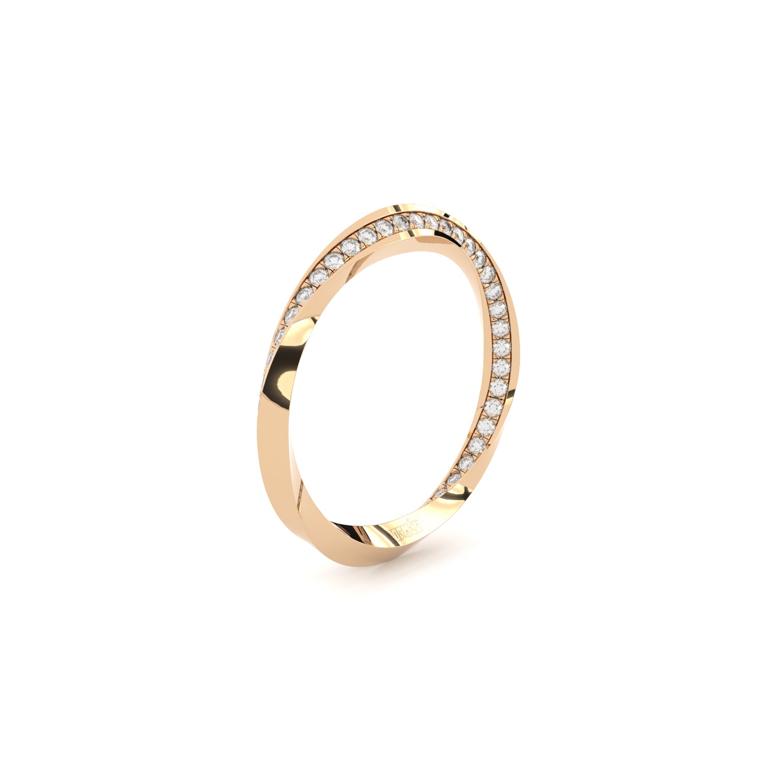 torsion ring with diamonds by formes