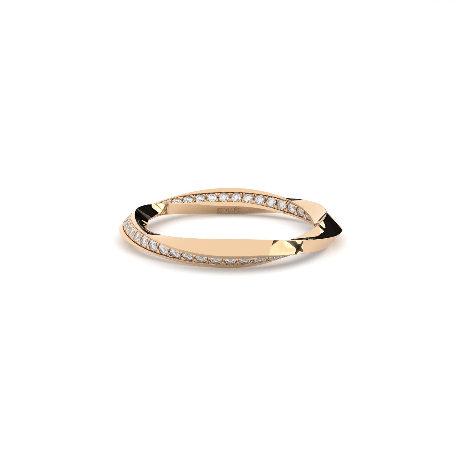 torsion ring with diamonds by formes