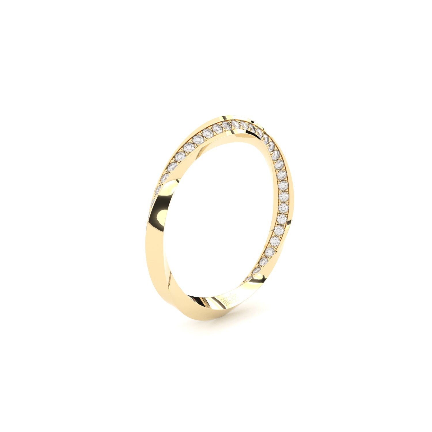 torsion ring with diamonds by formes