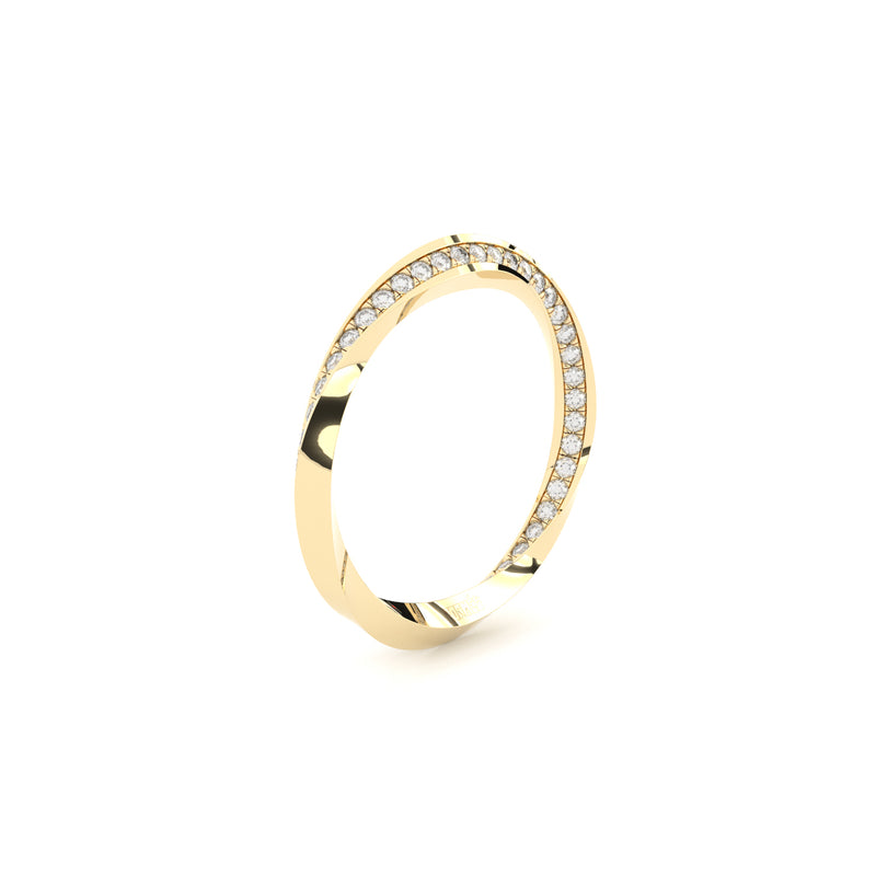 torsion ring with diamonds by formes