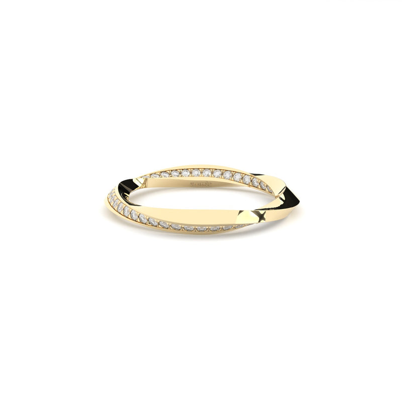 torsion ring with diamonds by formes