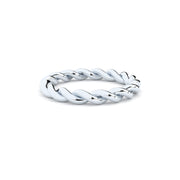 Twisted becoming ring by Formes