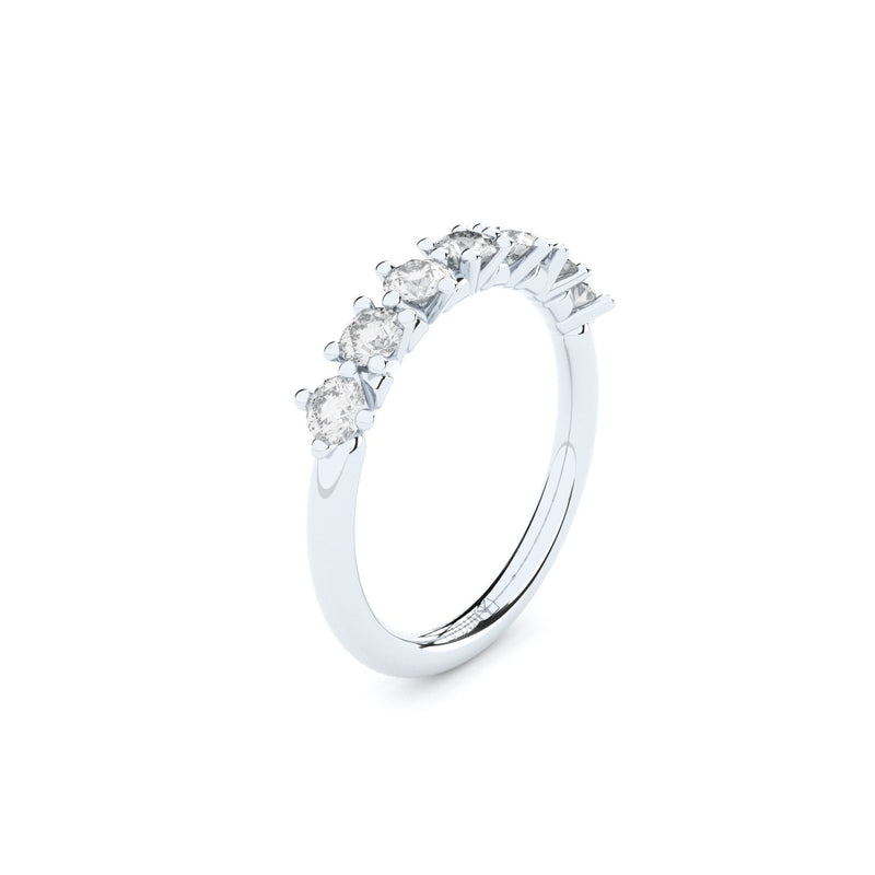 DUO HALF ETERNITY RING, 3 MM with lab grown or natural diamonds by Formes